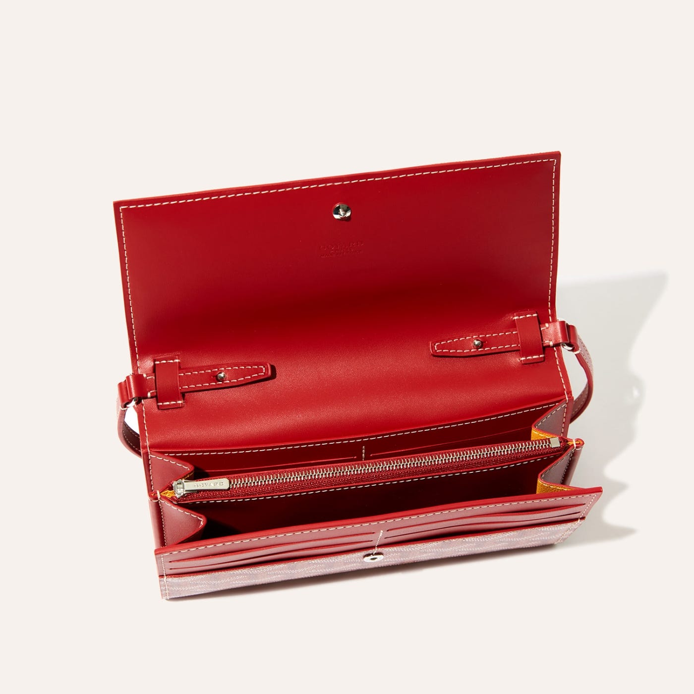 Goyard Varenne Continental Wallet Red - Image 4